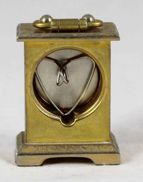 Miniature Clock - Brass - Bid Now!!!