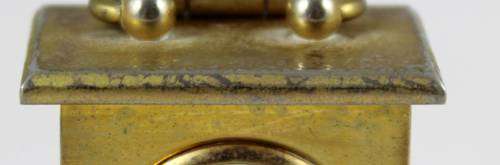 Miniature Clock - Brass - Bid Now!!!