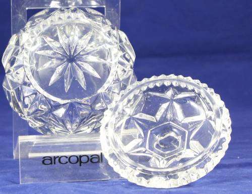 Cut and Embossed - Lidded Trinket Holder - Bid Now!!!