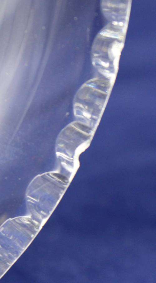 Cut Glass - Tall Sweet Dish - Bid Now!