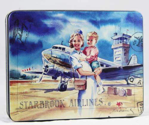 Starbrook Airlines - Vintage Look Tin - Bid Now!!!