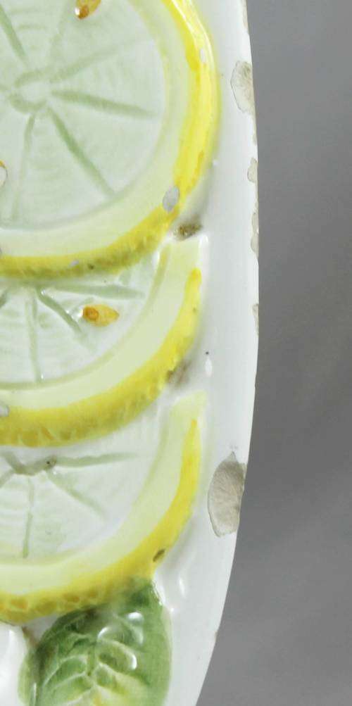 Platter dish - fish and lemon design