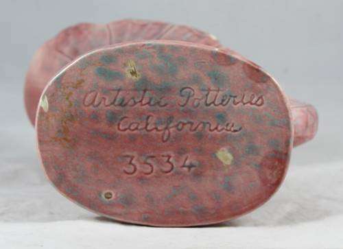 Artistic Potteries - California Horne Vase - Bid Now!!!