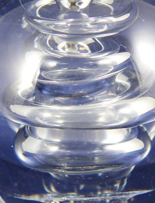 Glass Paperweight - Concentric Circles - Bid Now!!!