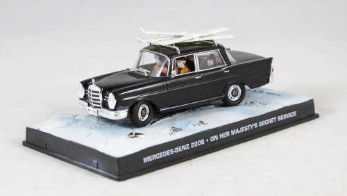 A stunning James Bond Mercedes Benz 220S from "On Her Majesty's Secret Service"!!  Bid now!!