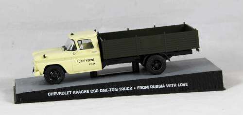 A stunning James Bond Chevrolet Apache C30 One Ton-Truck from "From Russia With Love"!!  Bid now!!