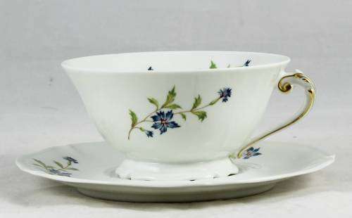 Limoges Duo - Blue Flower Motif - Bid Now!!!