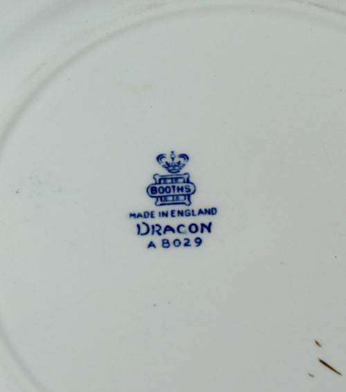 Booths Dragon Pattern - Breakfast Plate - Bid Now!!!