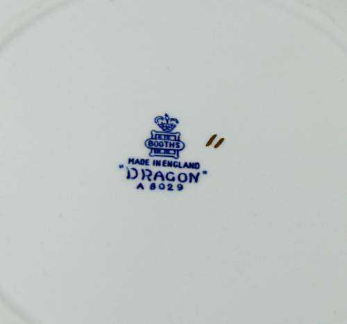 Booths Dragon Pattern - Dinner Plate - Bid Now!!!