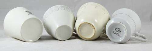 4 Cups - Assorted - Bid Now!!!