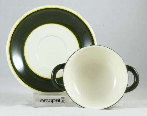 Villeroy & Boch Bauernblume - Two Handled Soup Bowl and Saucer - Bid Now!!!