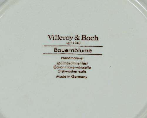Villeroy & Boch Bauernblume - Breakfast Plate - Bid Now!!!