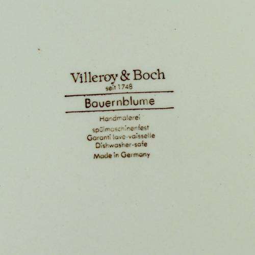 Villeroy & Boch Bauernblume - Bread Plate - Bid Now!!!