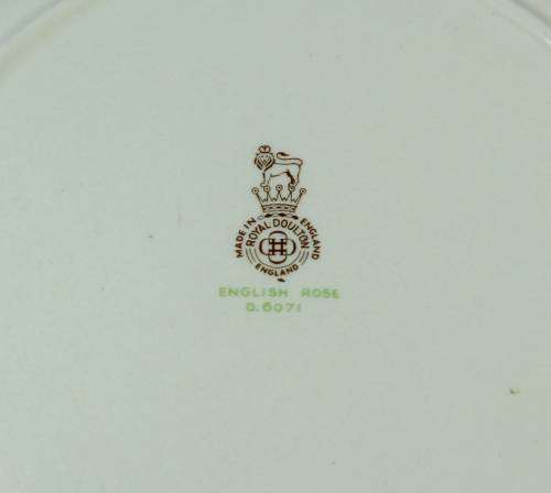 Royal Doulton English Rose - Dinner Plate - Bid Now!