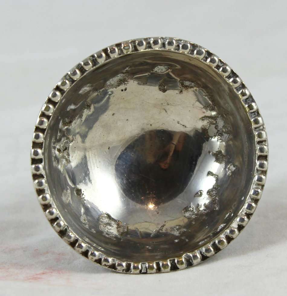 Embossed - Silver Plate Salts - Bid Now!!!