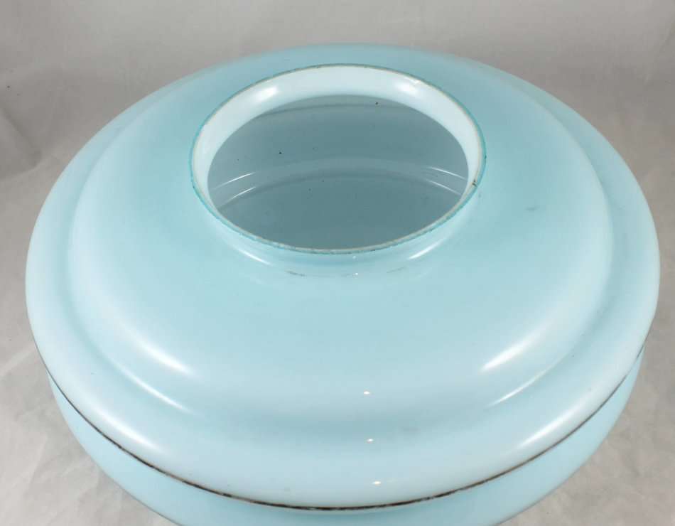 Art Deco - Large Blue Lampshade - Bid Now!!!