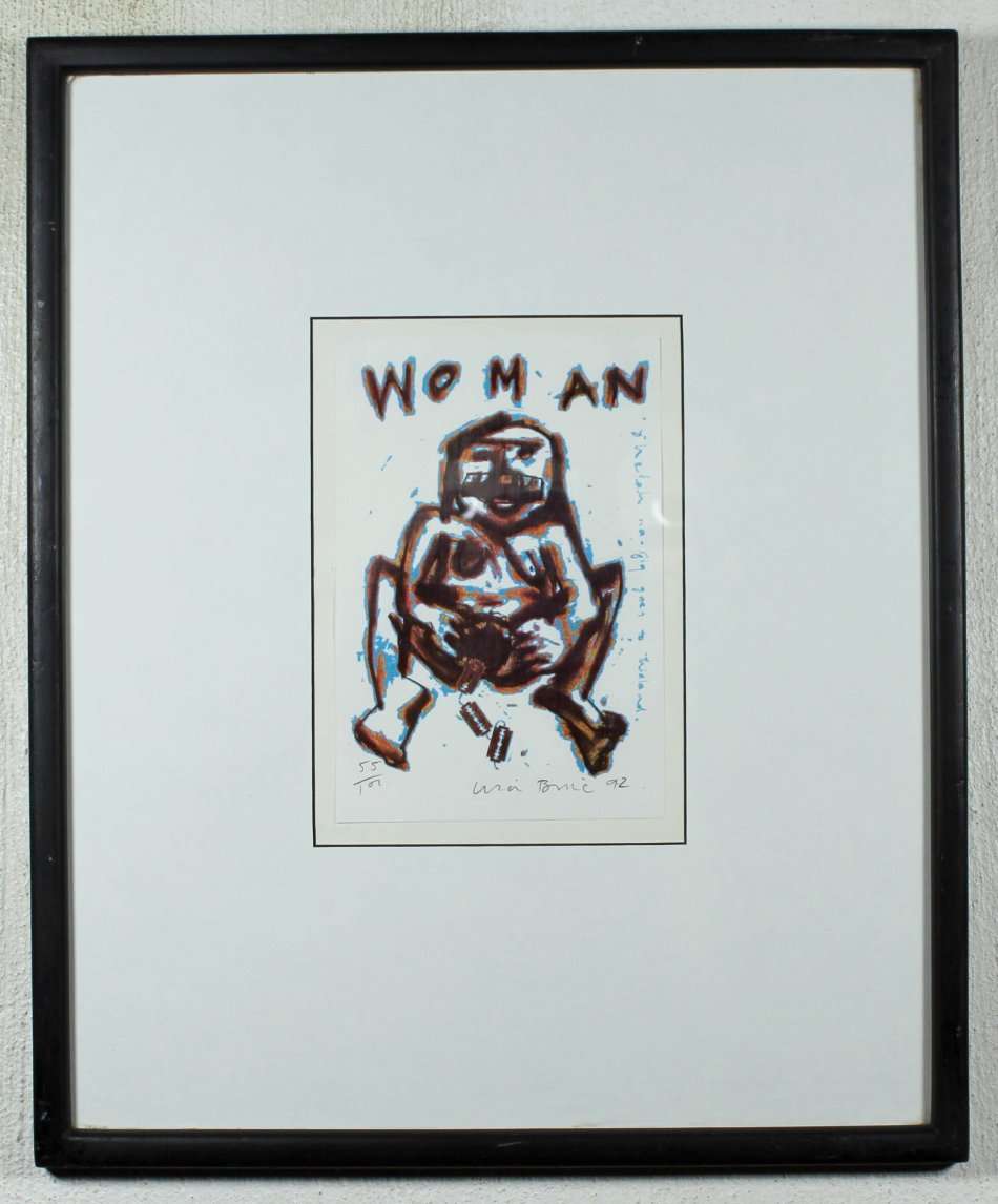 Woman - Limited Edition - Abstract Lithograph- Bid Now!!!
