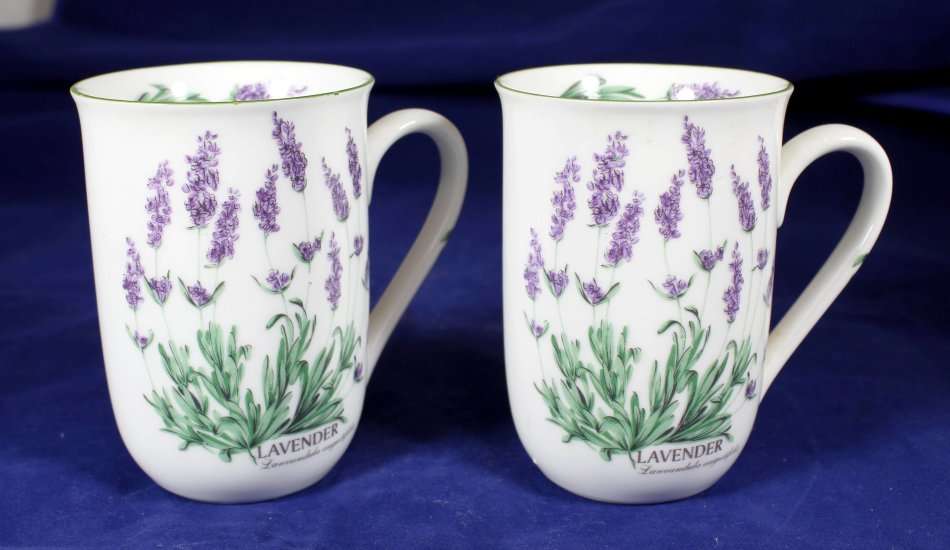 Wiesenthal - Lavender - Pair of Mugs - Bid Now!!!