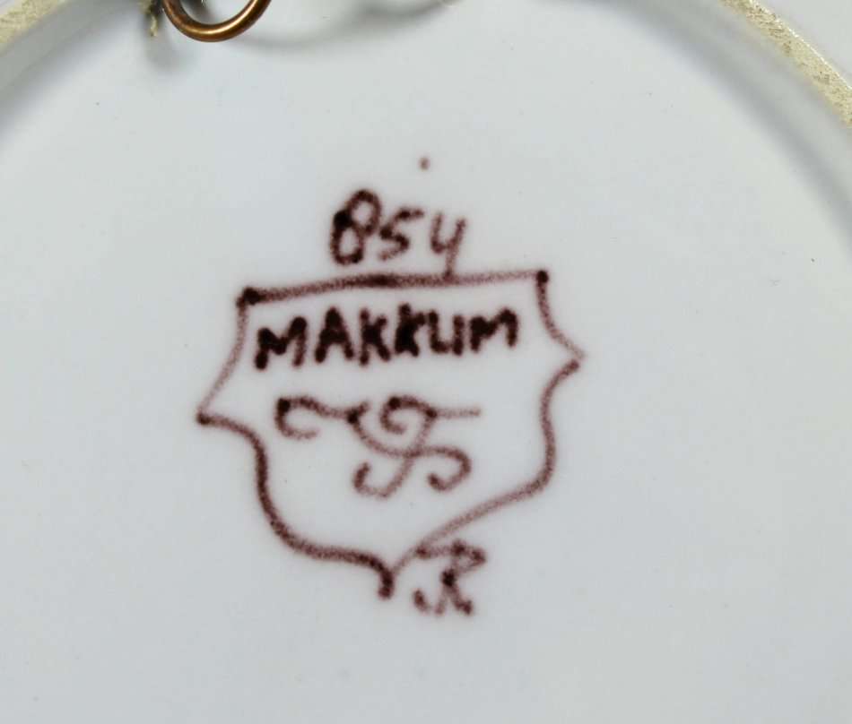 Makkum Holland - Wall Bowl - Bid Now!!!