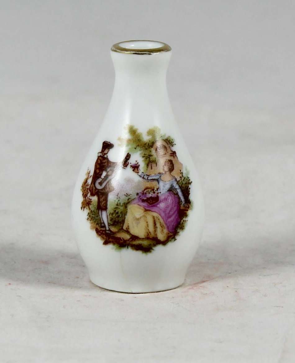 Limoges - Miniature Posy Vase - Bid Now!!