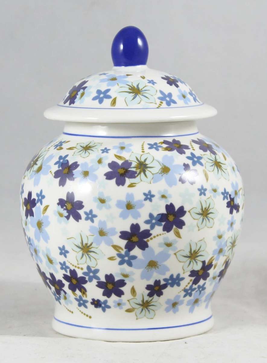 Ginger Jar - With Lid - Bid Now!!