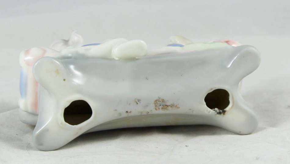 Girl With Puppy On A Bench - Adorable! - Bid Now!!!