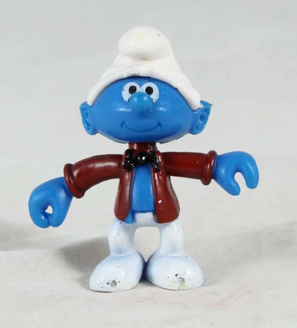 Smurfs - Smurf Wearing Jacket & Bow Tie - Bid Now!!!