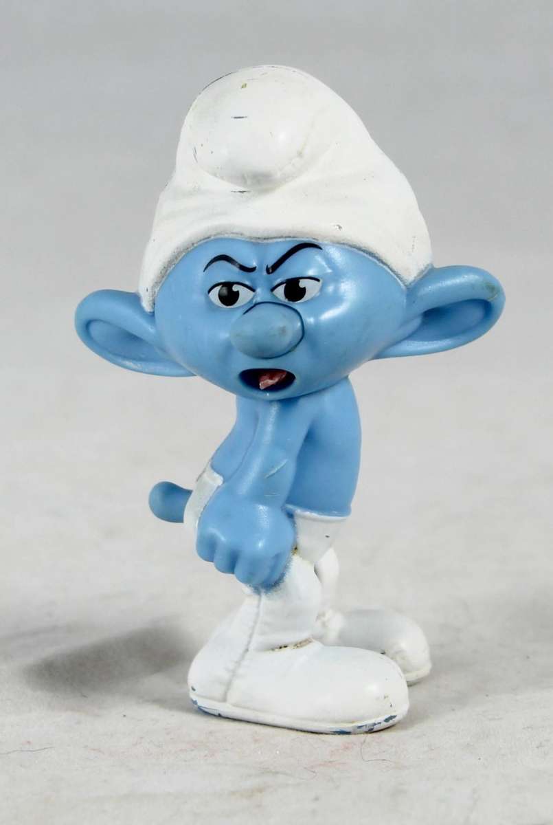 Smurfs - Angry Smurf - Bid Now!!!