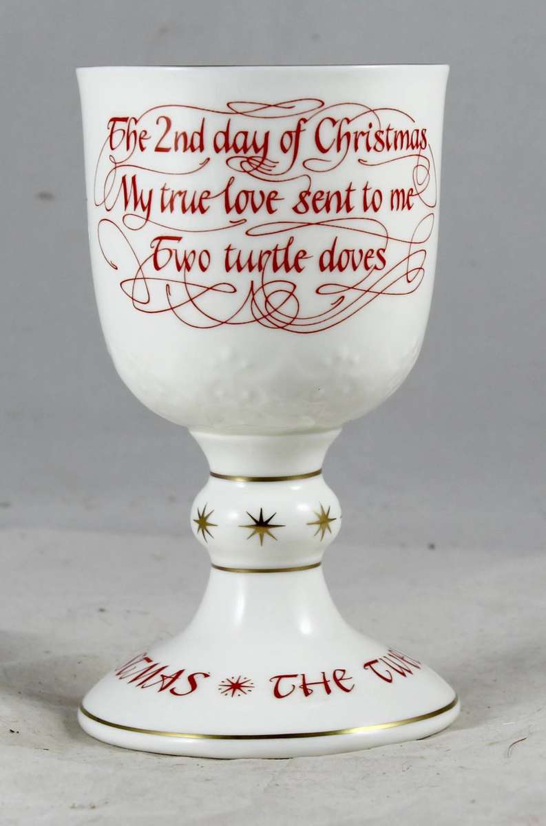 Royal Doulton - Second Day of Christmas - Chalice - Bid Now!!!