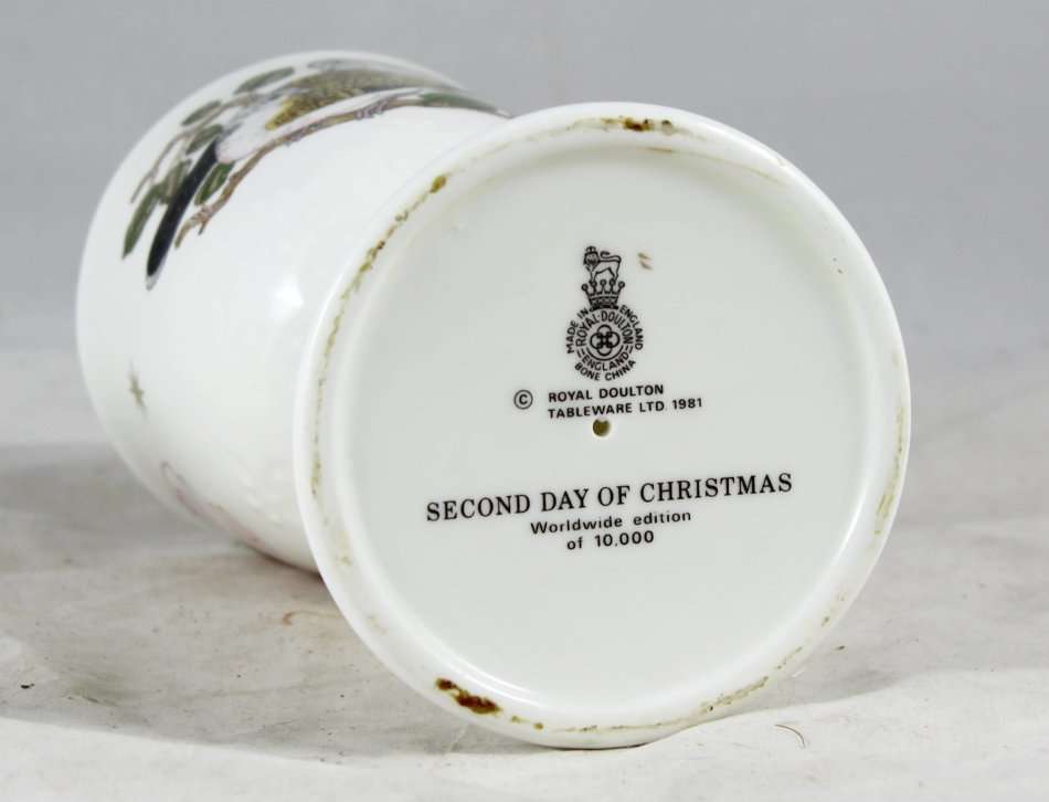 Royal Doulton - Second Day of Christmas - Chalice - Bid Now!!!