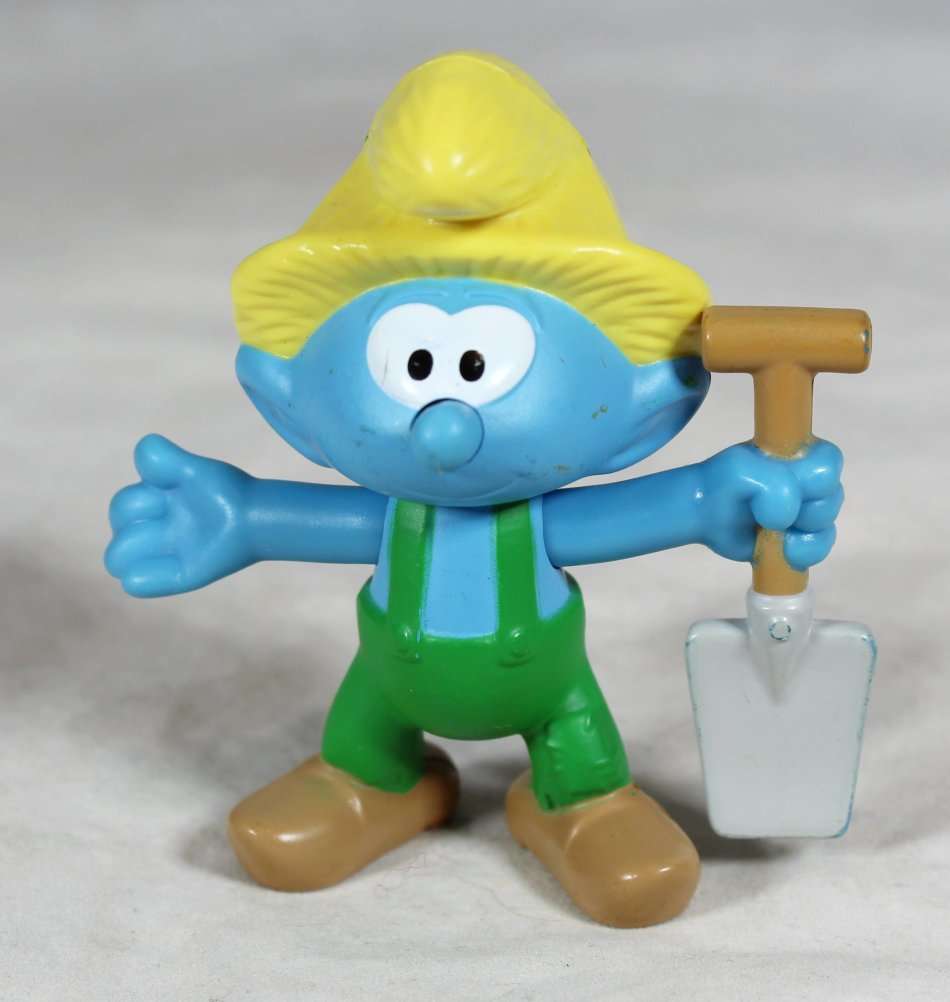 Smurfs - Smurf with shovel - A treasure! - Bid Now!!!