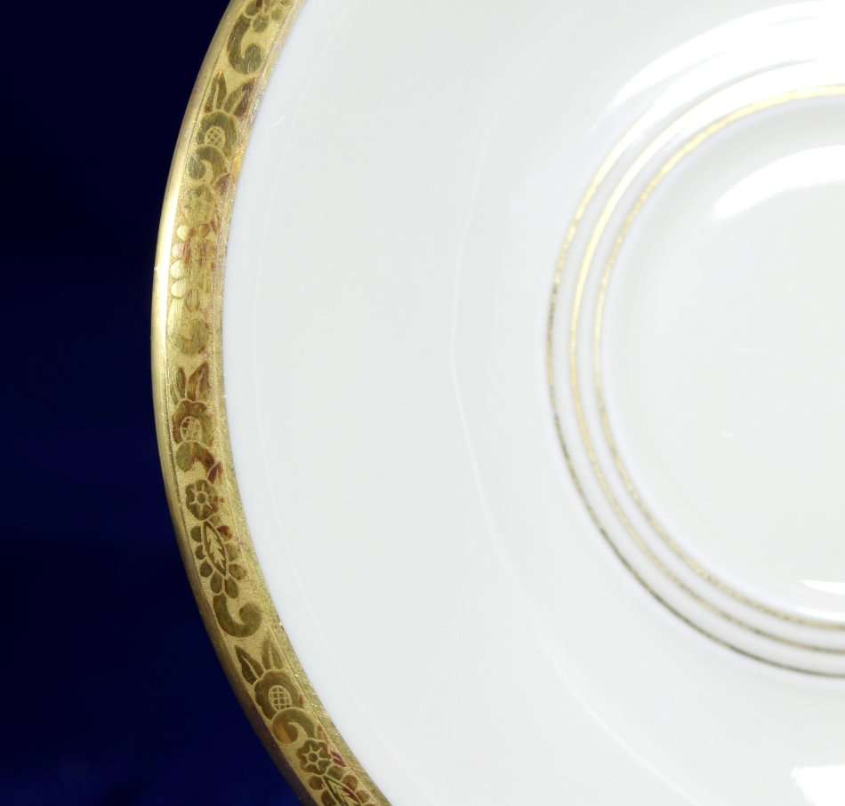 Hutschenreuther - Hohenburg - Margarete series - Soup bowl + saucer - Stunning!! - Bid Now!!!