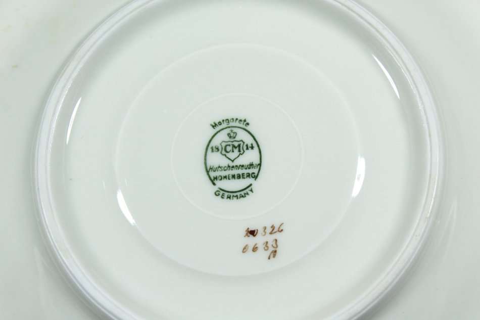 Hutschenreuther - Hohenburg - Margarete series - Soup bowl + saucer - Stunning!! - Bid Now!!!