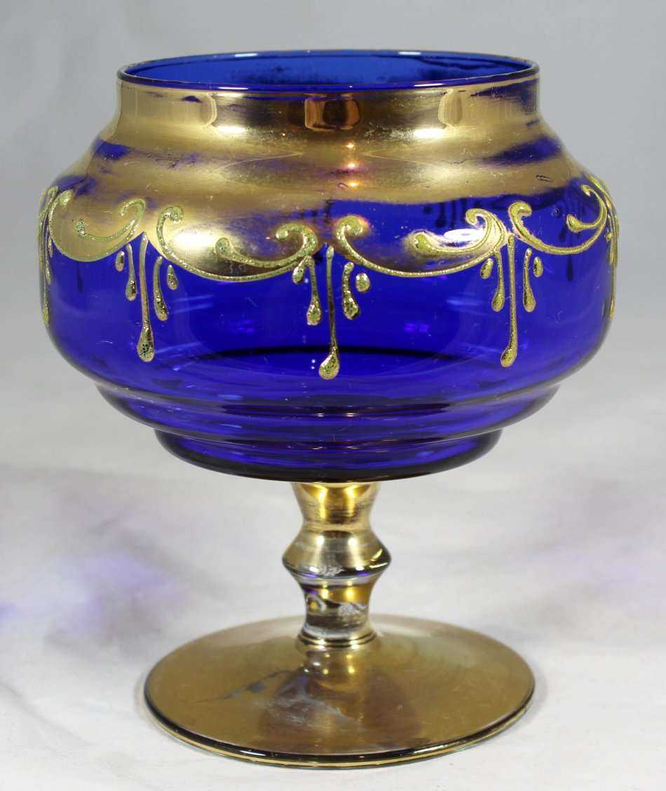 Venetian style goblet - Beautiful! - Bid Now!