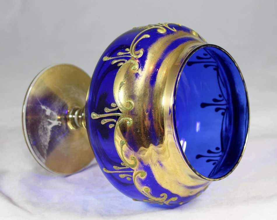 Venetian style goblet - Beautiful! - Bid Now!