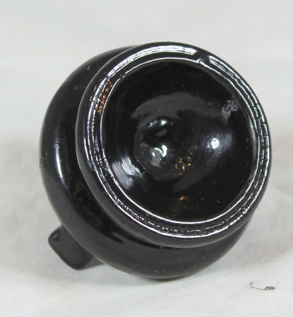 Hand painted Chinese egg on a stand - Powder blue - Beautiful! - Bid Now!