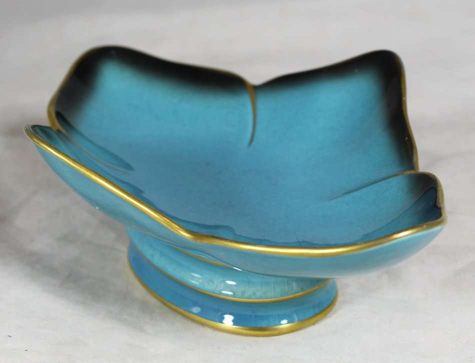 Carltonware - Bleu Kogale - Footed bowl - Beautiful!! - Bid Now!!