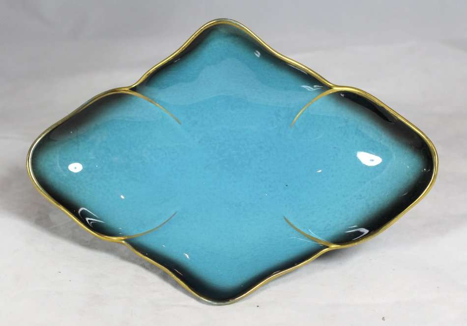 Carltonware - Bleu Kogale - Footed bowl - Beautiful!! - Bid Now!!