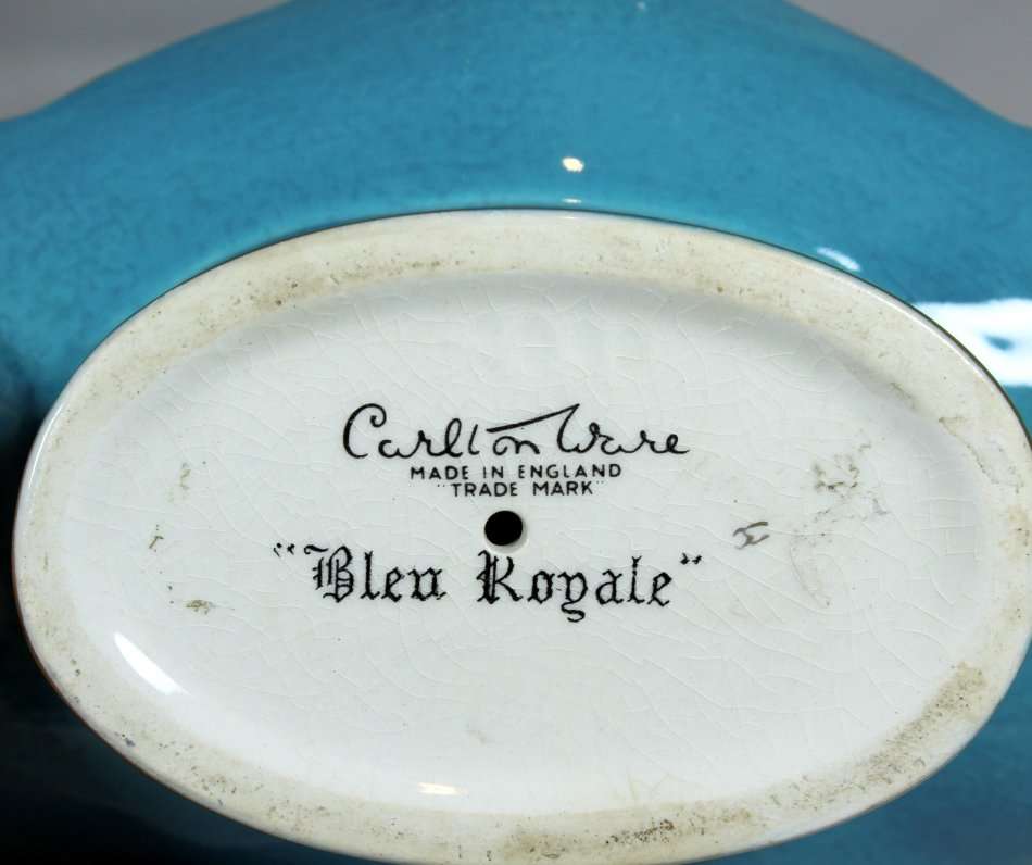 Carltonware - Bleu Kogale - Footed bowl - Beautiful!! - Bid Now!!