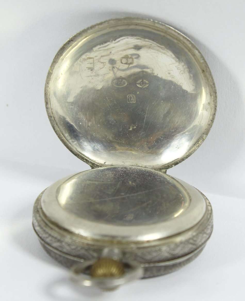 Nirvana - Pocket watch - 15 Jewels - Hallmarked silver - Beautiful! Bid now!!