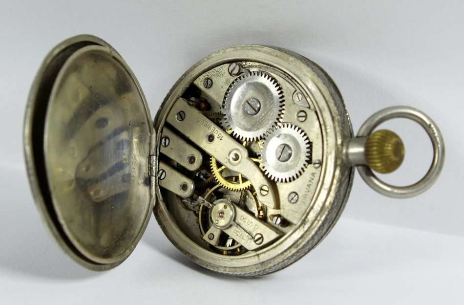 Nirvana - Pocket watch - 15 Jewels - Hallmarked silver - Beautiful! Bid now!!