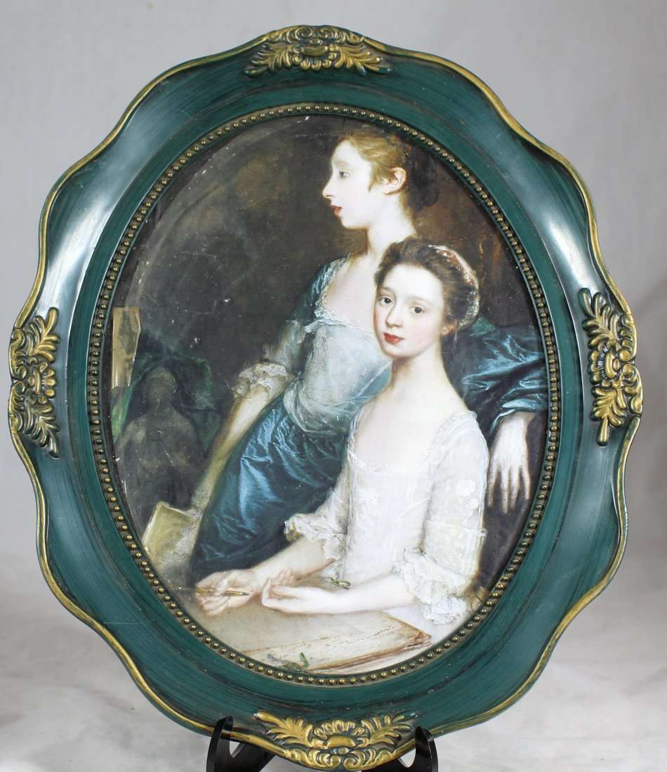 Victorian Maidens - Framed print - Beautiful! - Bid Now!!!