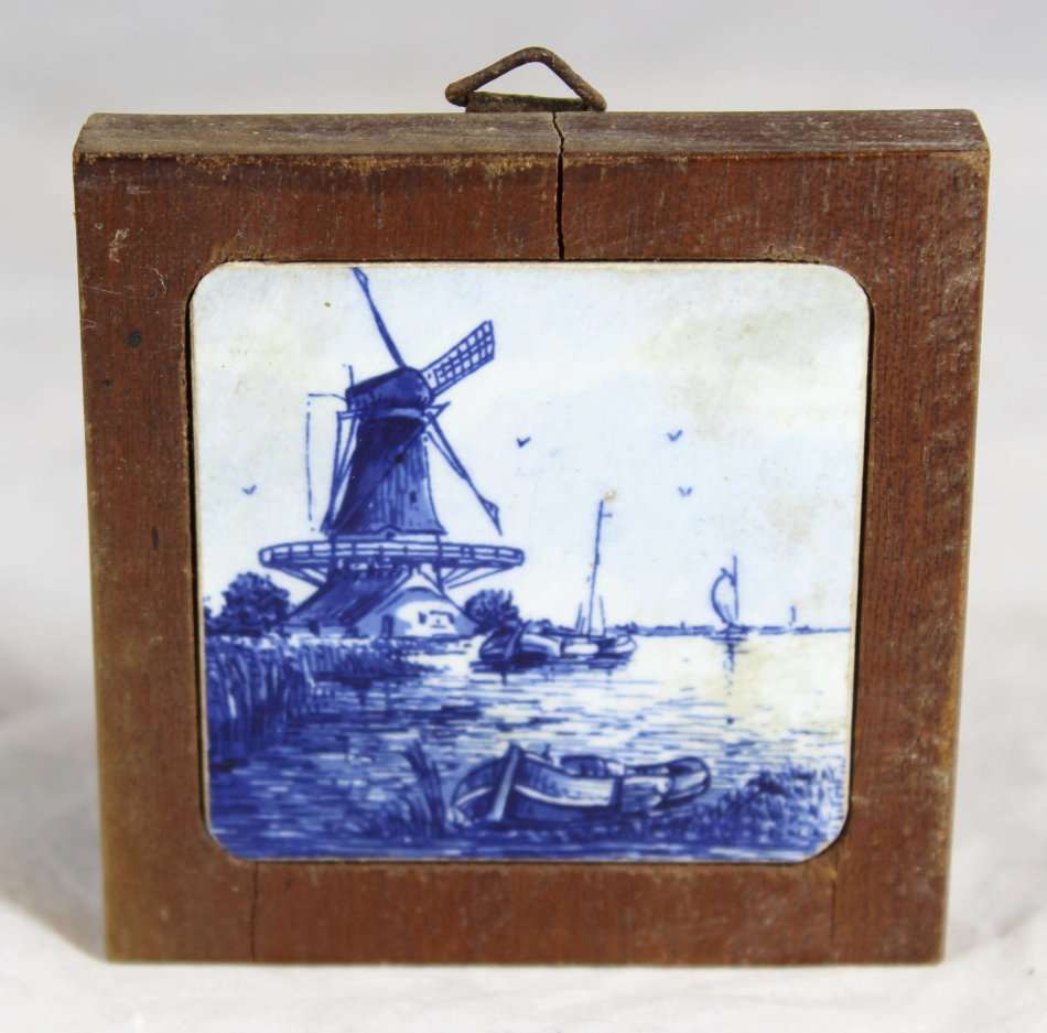 Miniature Dutch tile - Giveaway price - Bid Now!