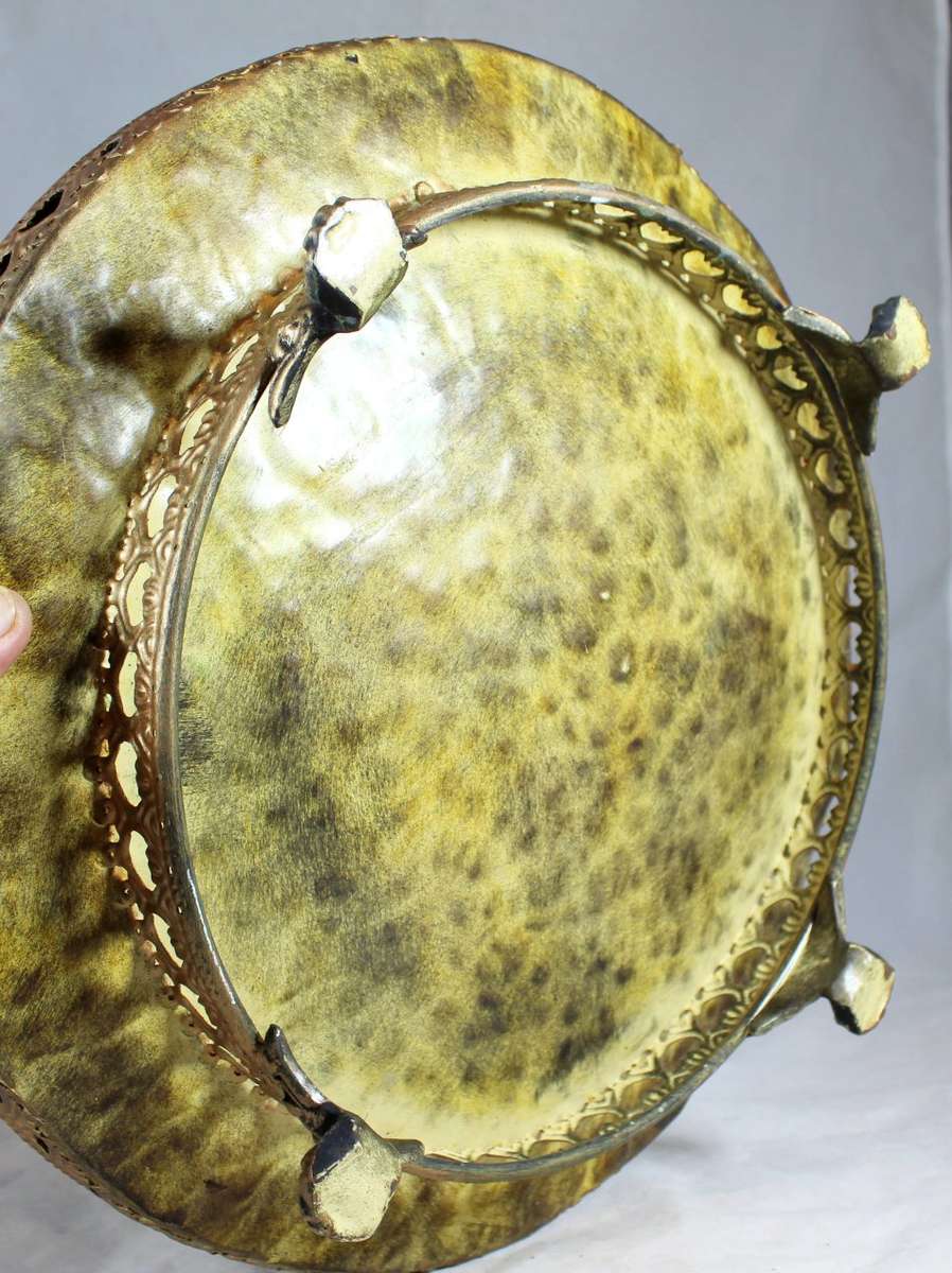 Very large footed tin fruit basket - Giveaway price - Bid Now!