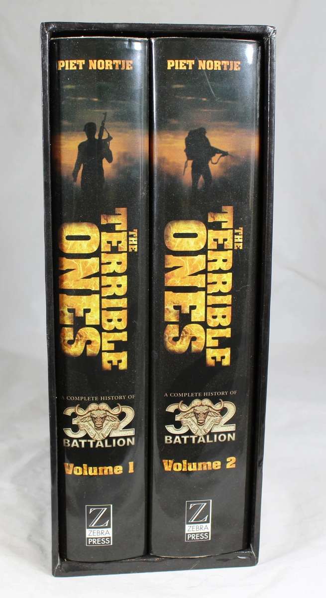 The Terrible Ones - Complete History of 32 Battalion - Piet Nortje - 2 Volumes - Riveting! Bid now!