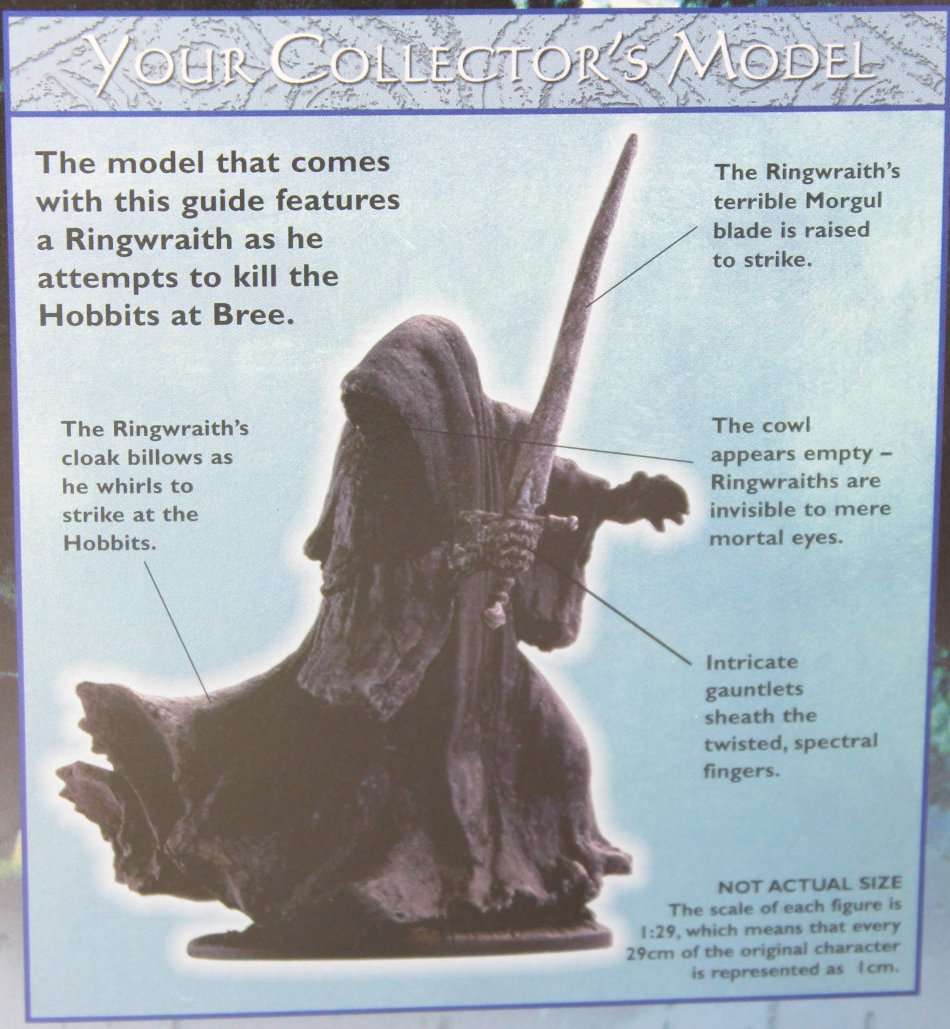Lord of the Rings - Ringwraith - Lead cast, hand painted figurine with book - Stunning! Bid Now!