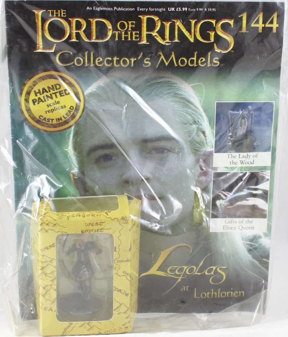 Lord of the Rings - Legolas - Lead cast, hand painted figurine with book - Stunning! Bid Now!