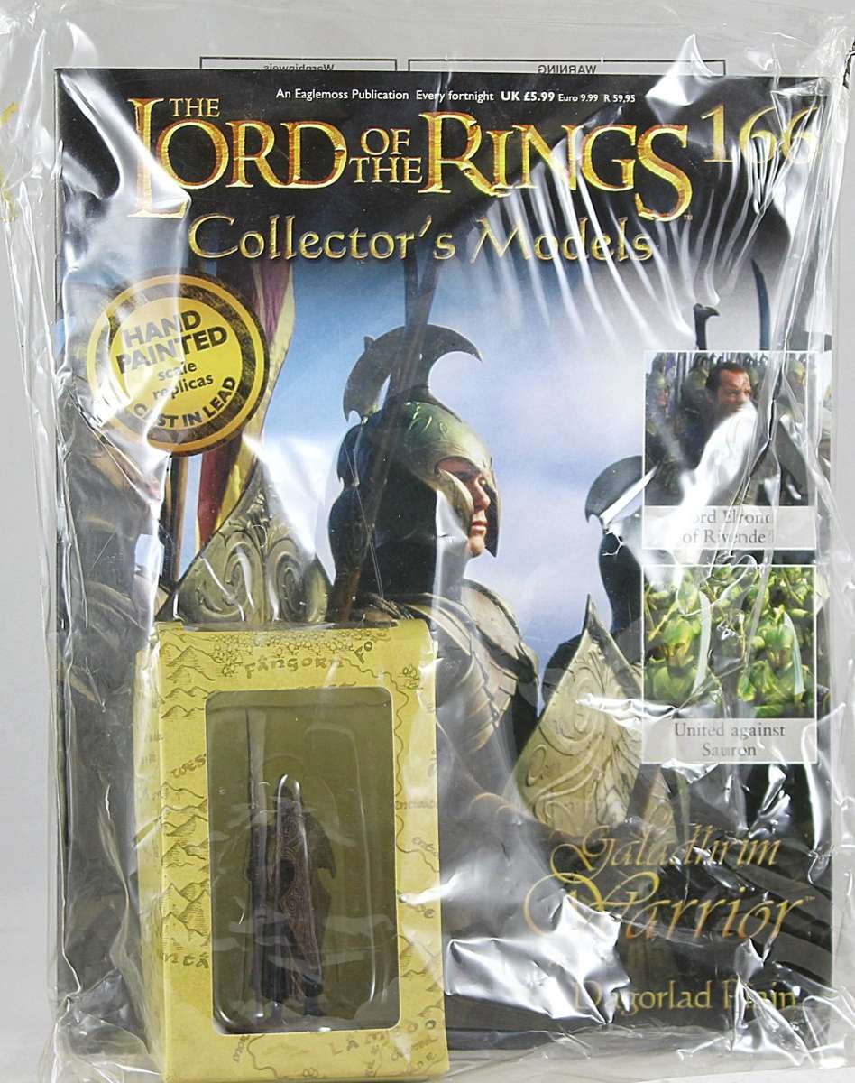 Lord of the Rings - Galadhrim Warrior - Lead, hand painted figurine with book - Stunning! Bid Now!