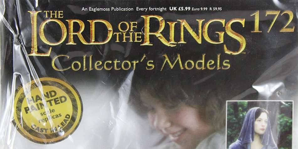 Lord of the Rings - Aragorn and Son - Lead cast, hand painted figurine with book - Bid Now!