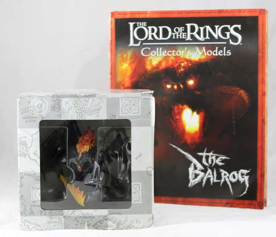 Lord of the Rings - Balrog Special Edition -Lead, hand painted figurine with book-Stunning! Bid Now!